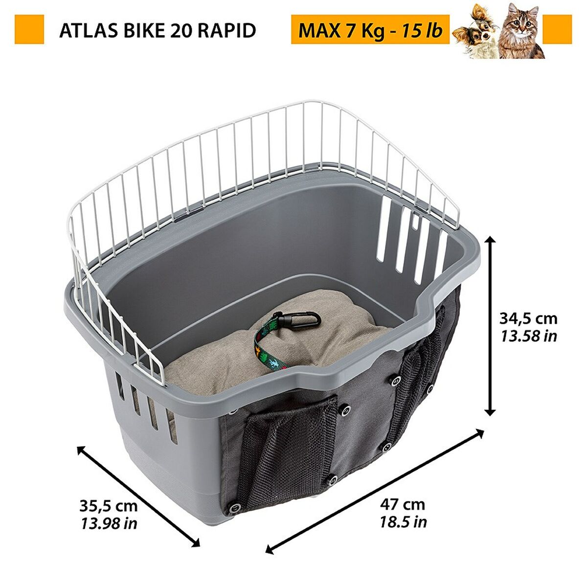 Transporter Ferplast  Atlas Bike 20 Rapid